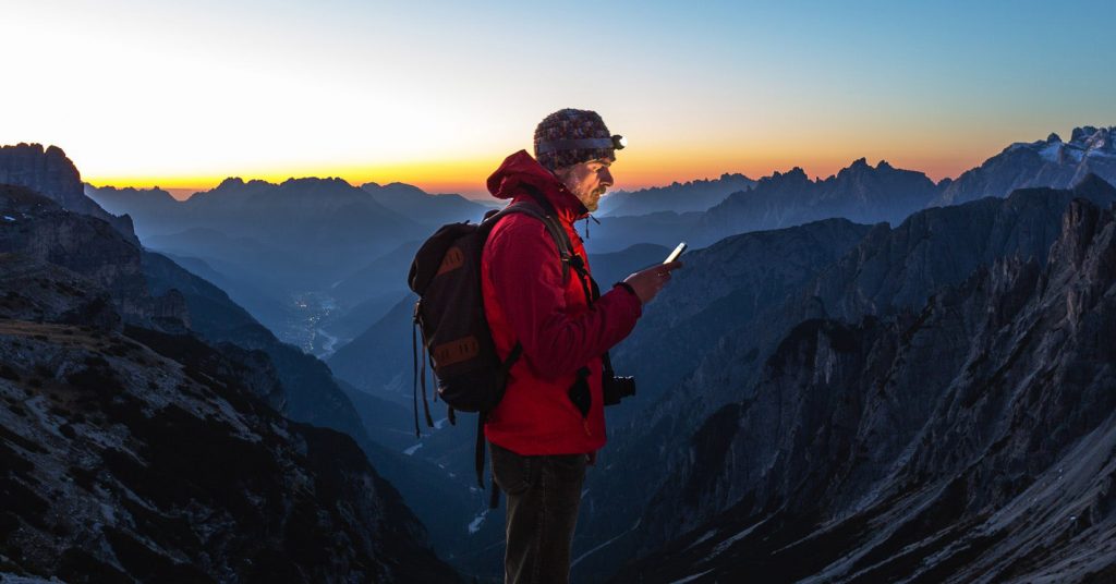 GPS de votre smartphone pour une randonnée