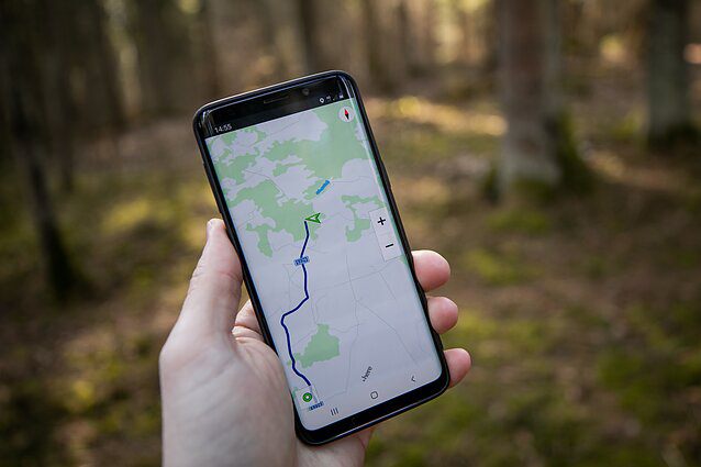 GPS de votre smartphone pour une randonnée