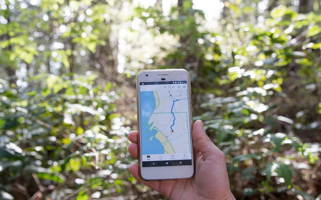 GPS de votre smartphone pour une randonnée